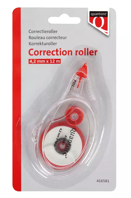 Correctieroller op blister 4.2mmx12m Quantore