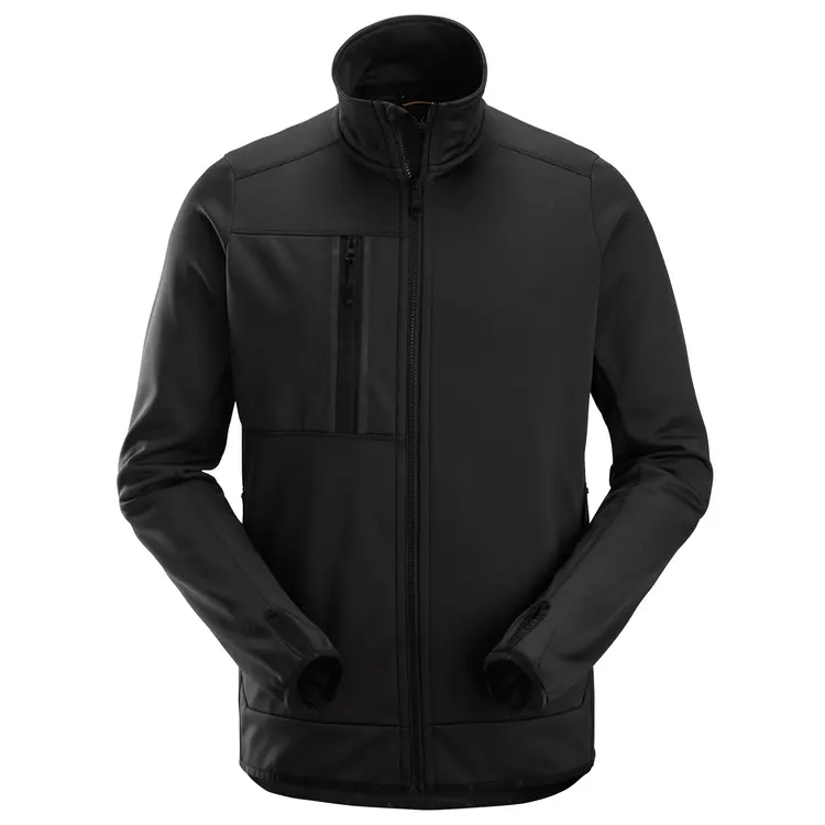 Fleece jas met rits 8059 Snickers zwart