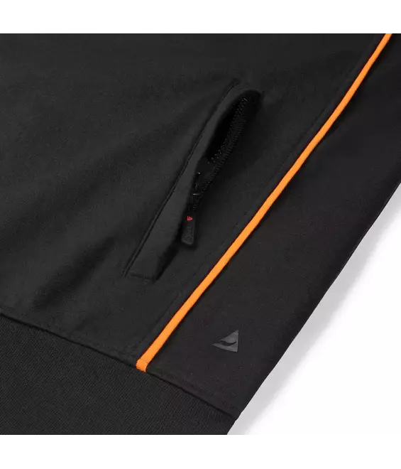 Sweatvest Colt zwart/oranje