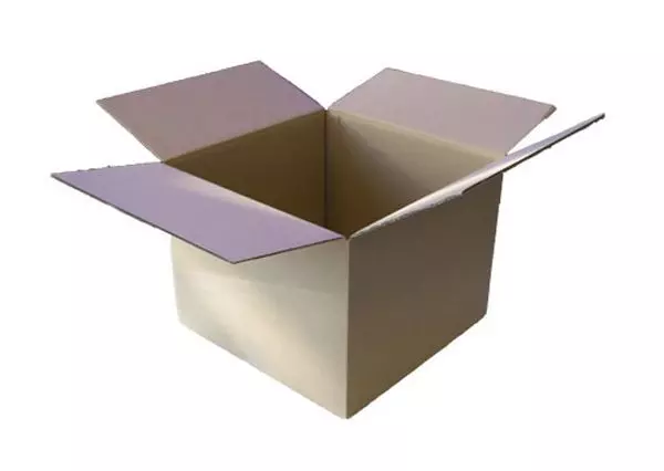 Amerikaanse vouwdoos dubbele golf 400x400x300mm EB-golf Bruin