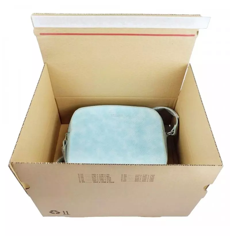 Autolockdoos Enkelgolf 250x150x360mm B-golf Bruin