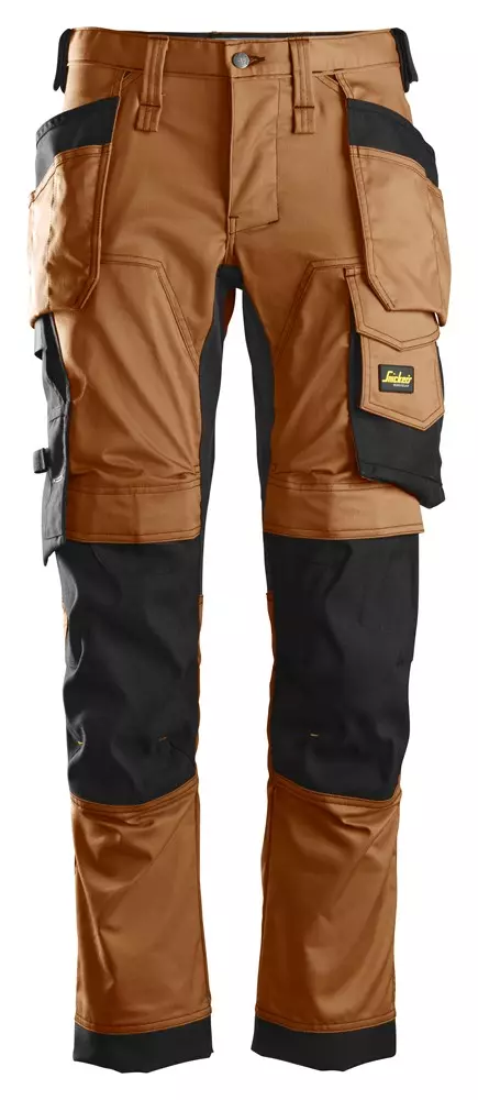 Snickers Werkbroek 6241 Met Holsterzakken Bruin/Zwart