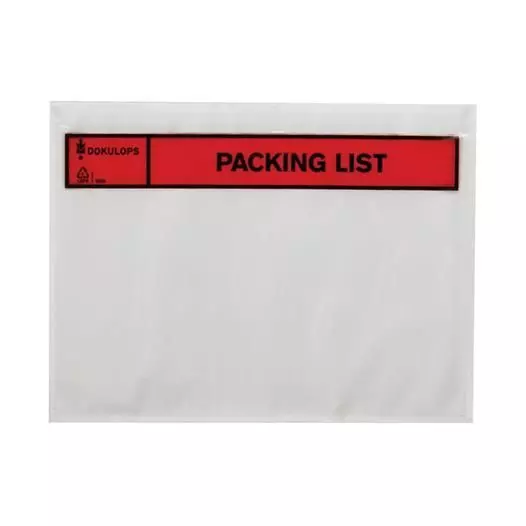 Dokulops A8 Plastic Packing List 1000 stuks