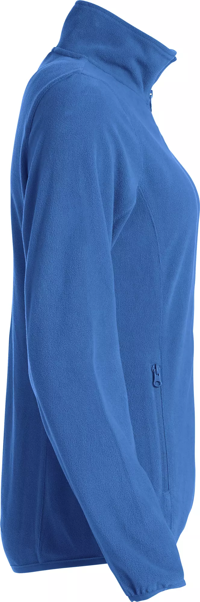 Basic Micro fleecevest dames kobaltblauw