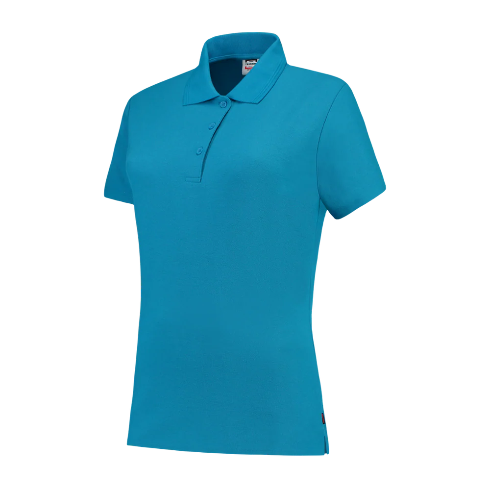 Polo dames slim fit PPFT-180 turquoise