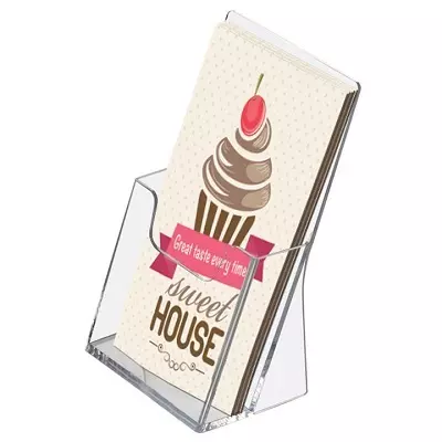 Folderhouder A4 100x210mm 1/3A4 Staand