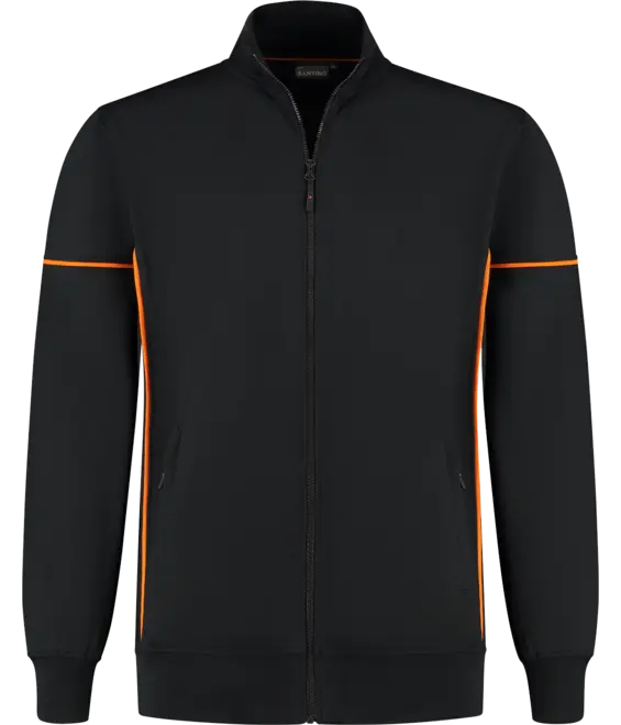 Sweatvest Colt zwart/oranje