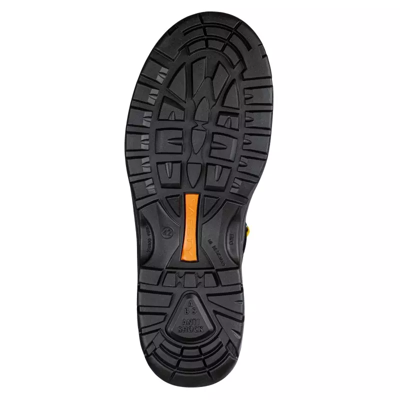 Veiligheidsschoen S3 Grisport 70416 leer hoog zwart