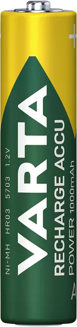 Oplaadbare Batterijen AAA Varta 4 stuks