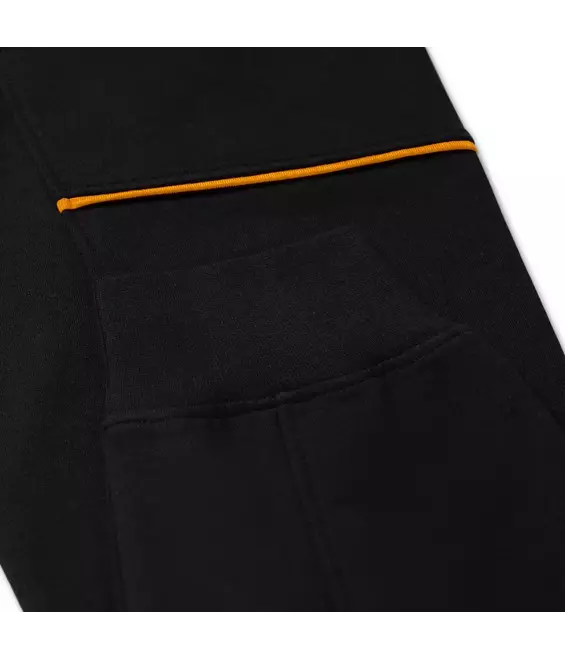 Sweater Chris black/orange