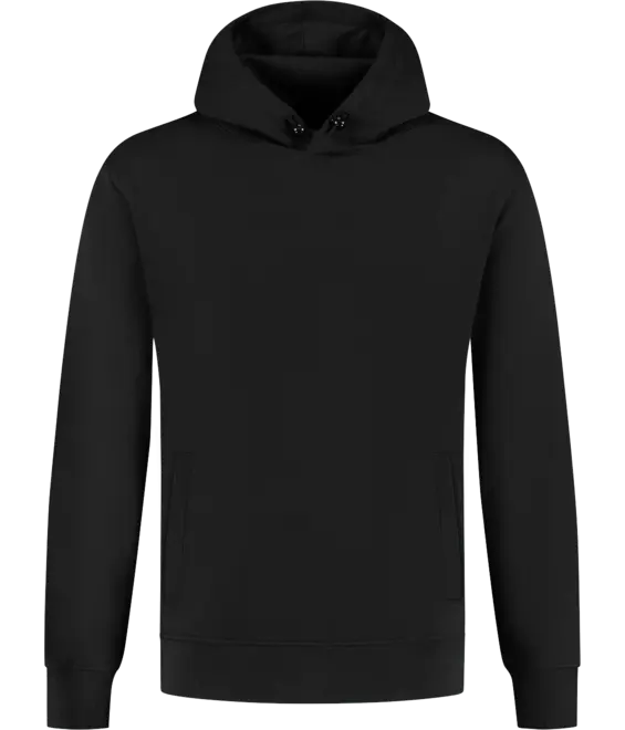 Hooded sweatvest Lucas Santino zwart