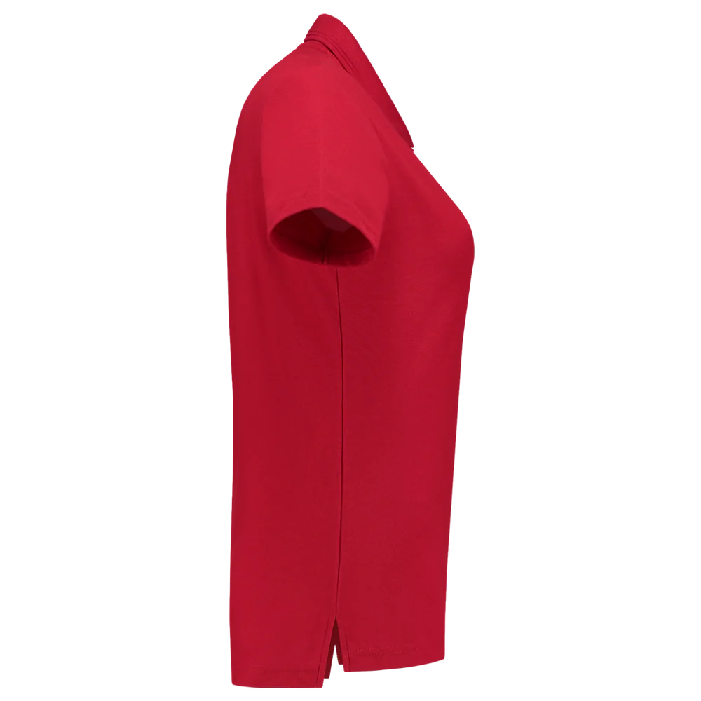 Polo fitted dames PPFT-180 rood