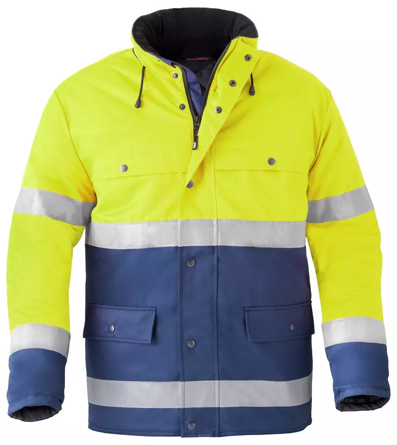 Parka marine/geel havep 4133