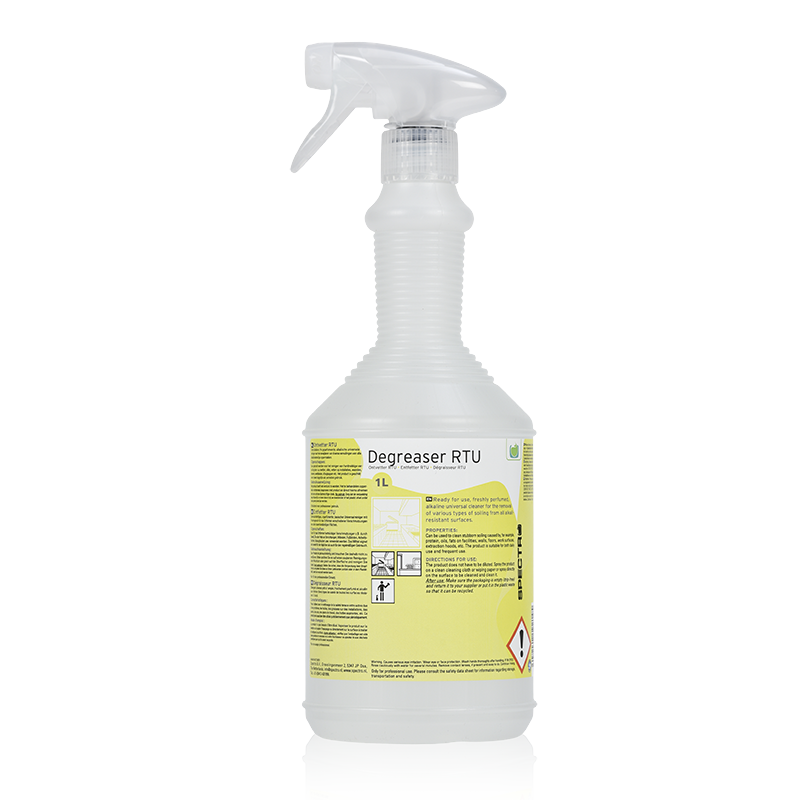 Ontvetter gebruiksklaar RTU spray flacon à 1 liter (doos à 6st)