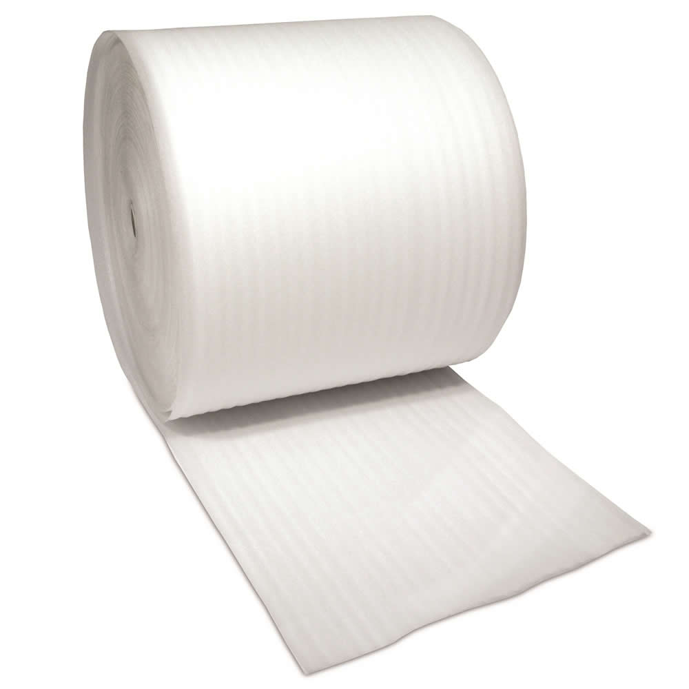 Schuimfolie rol 80cmx500m dikte 1mm wit