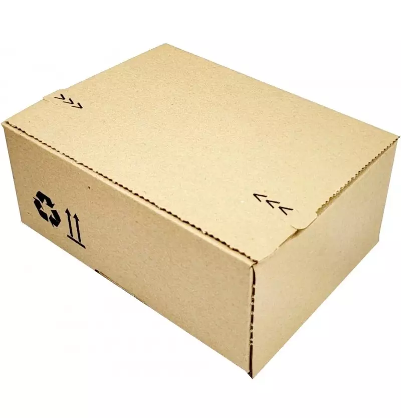 Autolockdoos Enkelgolf 260x200x160mm B-golf Bruin