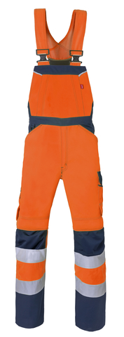 Amerikaanse overall fluor-oranje/marine high visibility model 20221