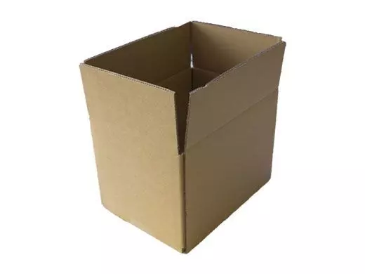 Amerikaanse vouwdoos dubbele golf 220x155x150mm BE-golf Bruin