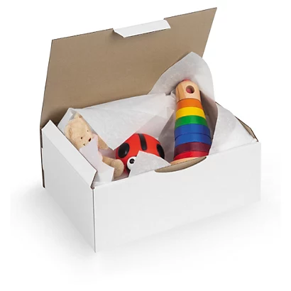 Postdoos Enkelgolf 195x135x90mm B-golf Wit