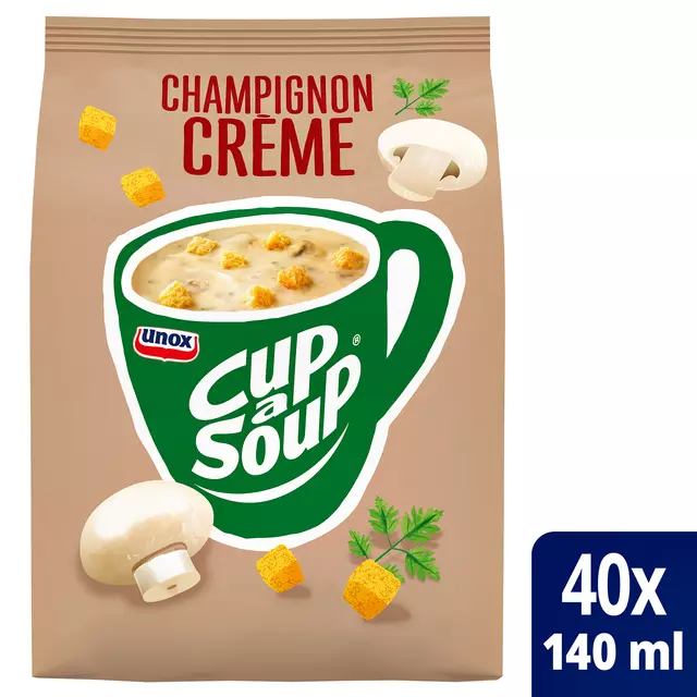 Cup a Soup Champignon Crème Zak 40 Porties