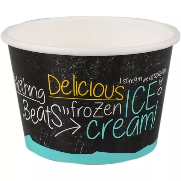 Ijsbeker Ice is (N)ice 240ml Ø95mm Zwart/Blauw