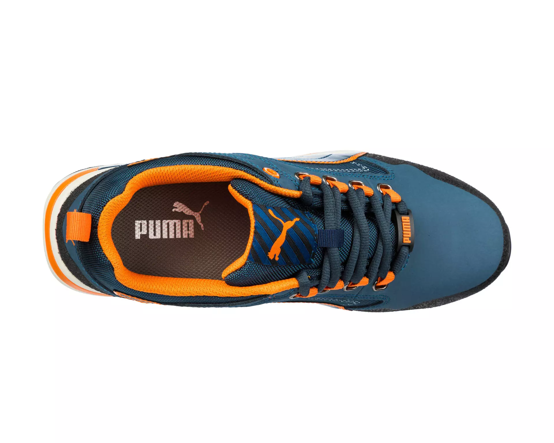 Puma Crosstwist Low S3 veiligheidsschoen Blauw/Oranje