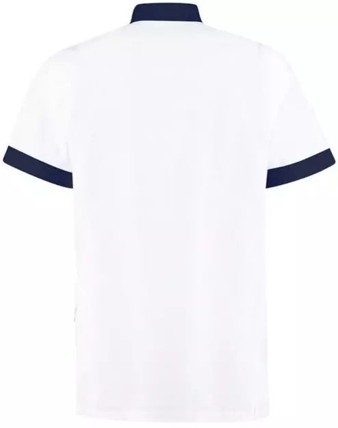 Jas Milo heren wit/donkerblauw