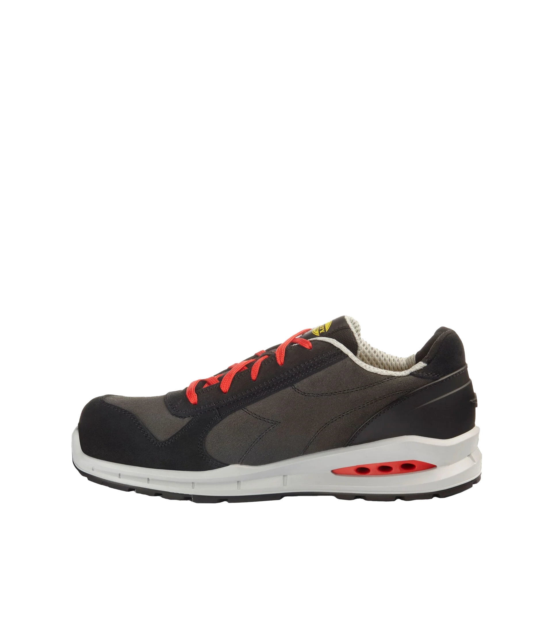 Diadora Run Net Airbox Low S3 Veiligheidsschoen - Zilver/Rood