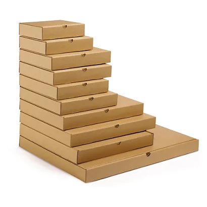 Postdoos Enkelgolf 320x320x50mm B-golf Bruin