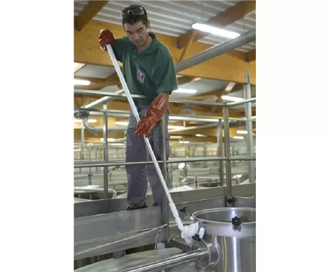 Steel aluminium Vikan 150cm Wit