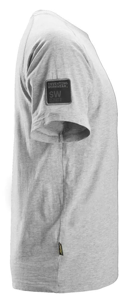 T-shirt Logo licht grijs