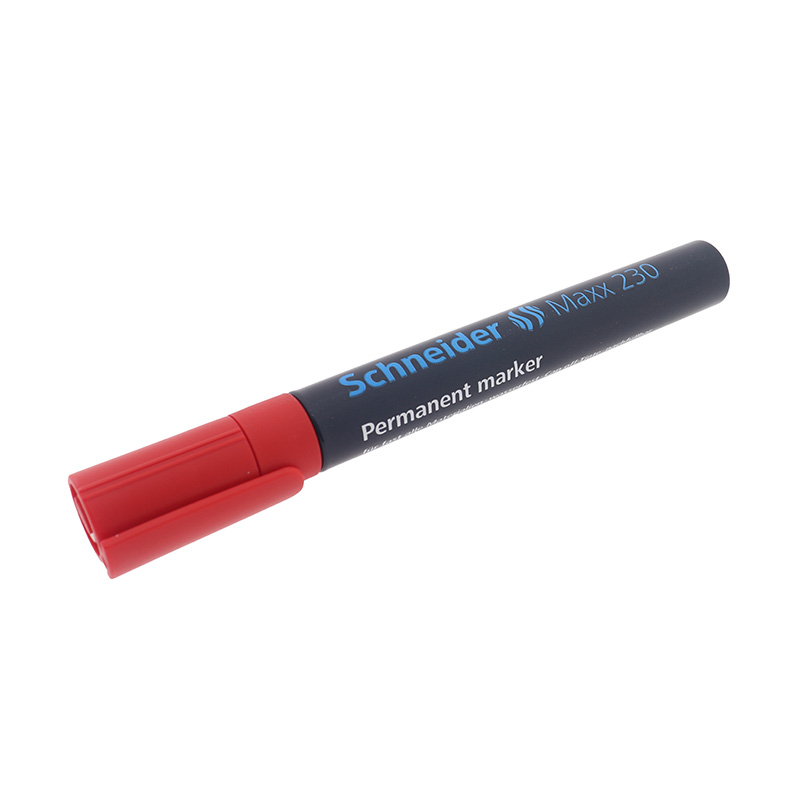Viltstift Schneider 230 rond 1-3mm rood (doos à 10st)