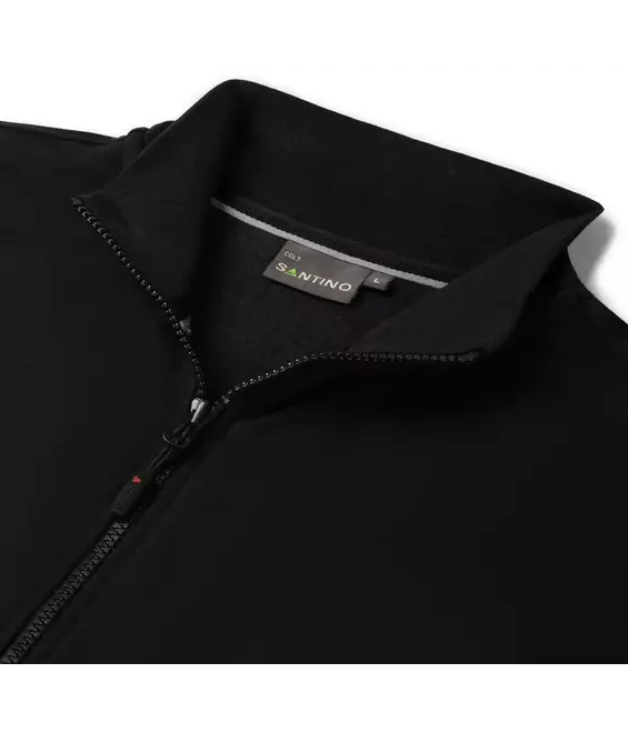 Sweatvest Colt zwart/sportgrijs
