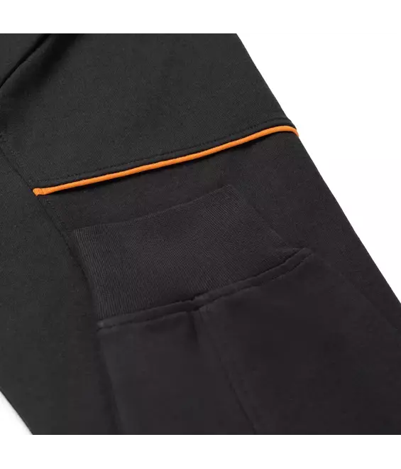 Sweatvest Colt zwart/oranje