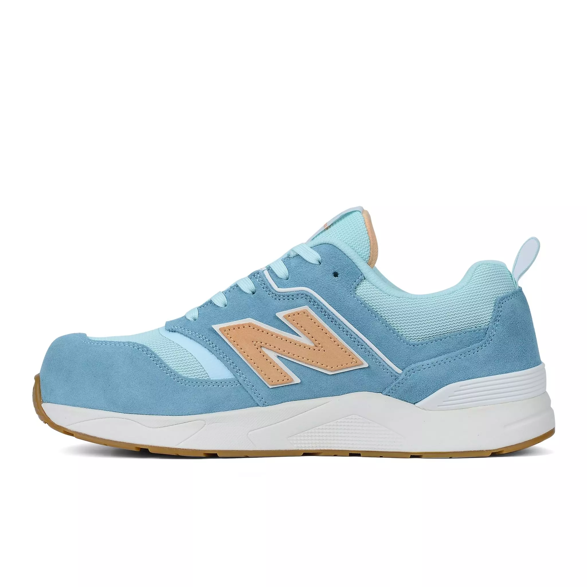 New Balance Elite Lite Low S1PL Dames Veiligheidsschoen Blauw/Oranje