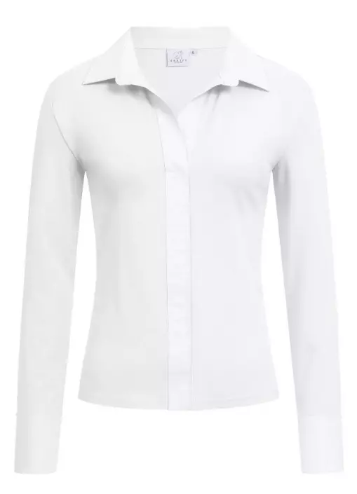 Blouse dames regular fit wit Greiff