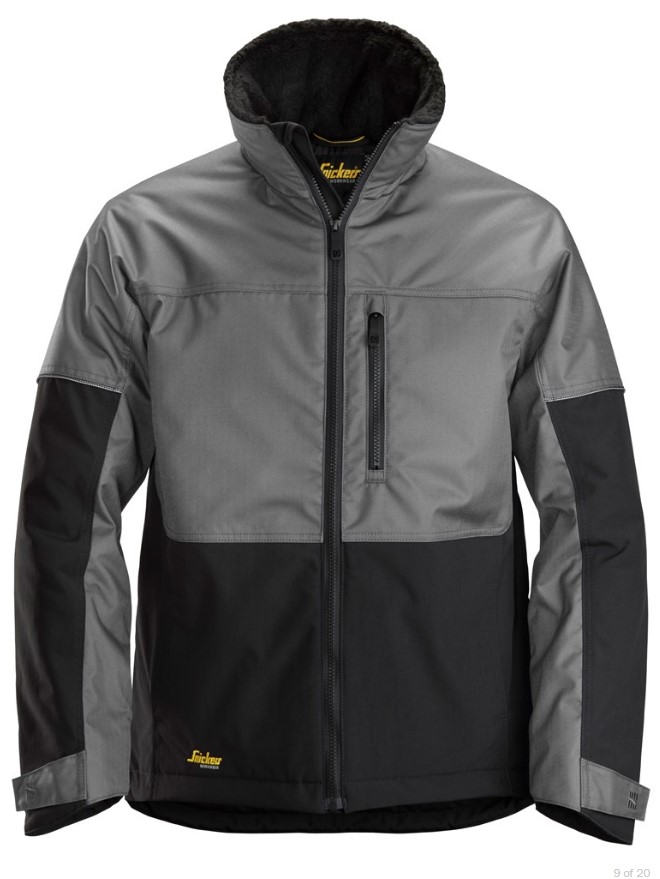 Winterjas allround grijs/zwart AW 1148